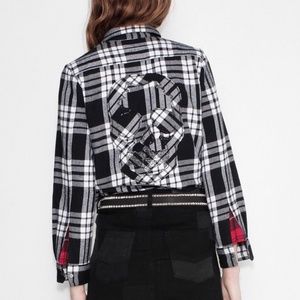 Zadig & Voltaire Tessy Patch Flannel Shirt
